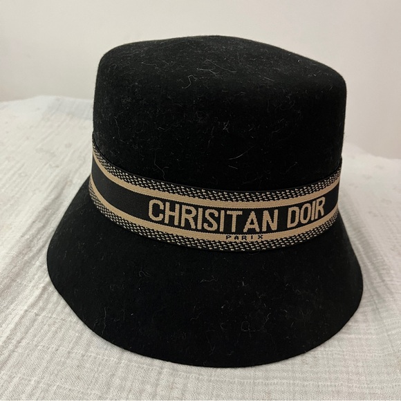Doir Accessories - « Chrisitan Doir » Black Bucket Hat, made in Parix! 😄
